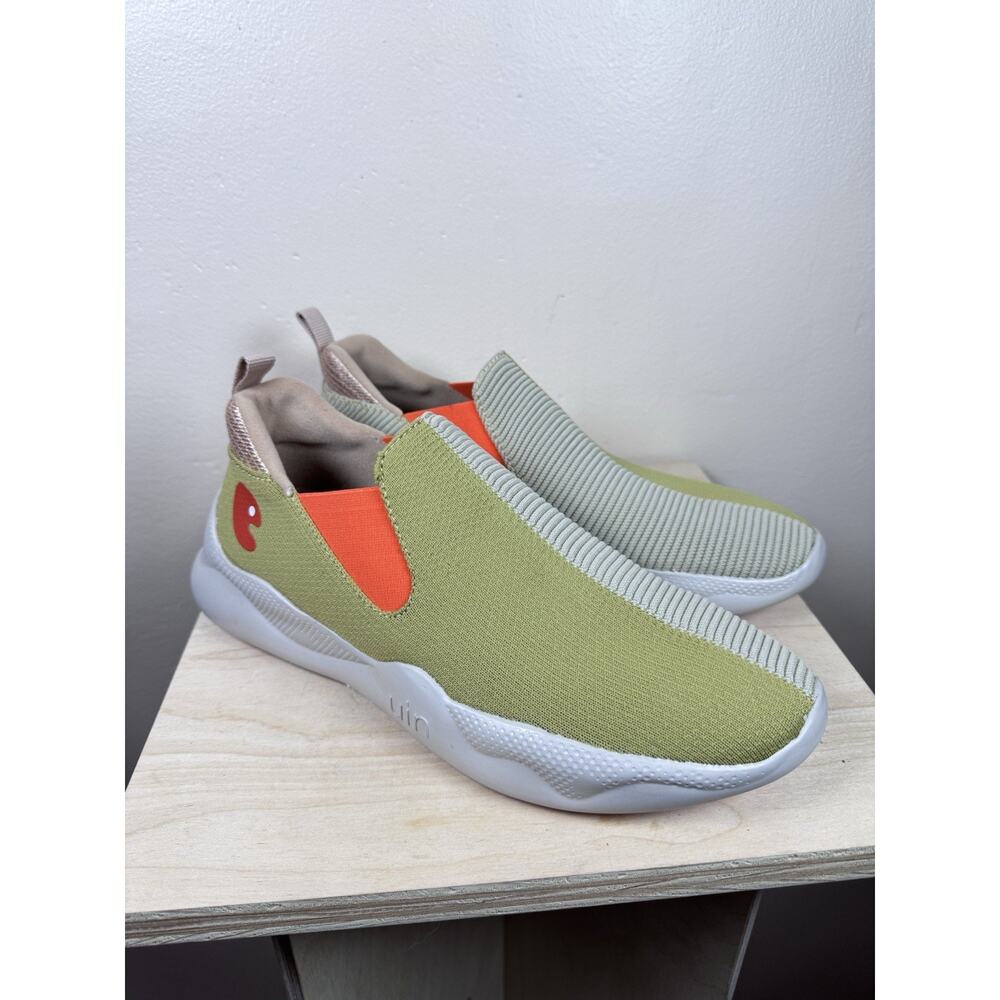 UIN Womens Slip On Shoes Canvas Comfort Oxford Tan Mijas 2 NWOB Lightweight 10